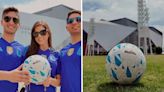 Una pelota de fútbol que viaja por la Copa América está dando que hablar en redes