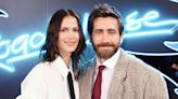 Jake Gyllenhaal and Girlfriend Jeanne Cadieu Twin in Ties for Date Night at “Road House” U.K. Screening