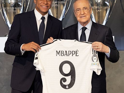 Real Madrid player already hoping to take number nine shirt off Kylian Mbappe