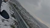 Granizada en la autopista Puebla - Orizaba; extreme precaución [Video]