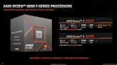 AMD推出未整合內建顯示元件的Ryzen 8000F系列處理器，鎖定1080P流暢遊戲體驗