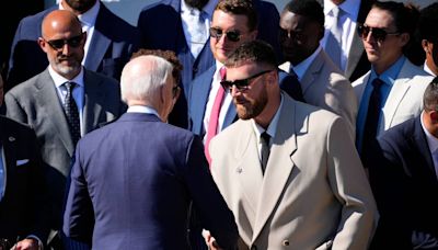 Chiefs’ Travis Kelce said he was warned by the Secret Service at the White House