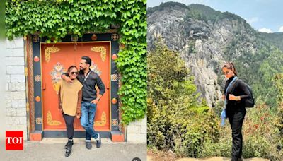 Rubina Dilaik and Abhinav Shukla share beautiful photos from their scenic vacation in Bhutan - Times of India