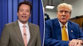 Jimmy Fallon says Trump needs a ‘shock collar’ to stay awake at ‘hush money’ trial