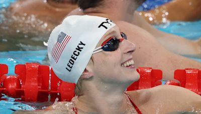 Paris Olympics 2024: Katie Ledecky wins bronze, Team USA men's 4x100 relay wins gold