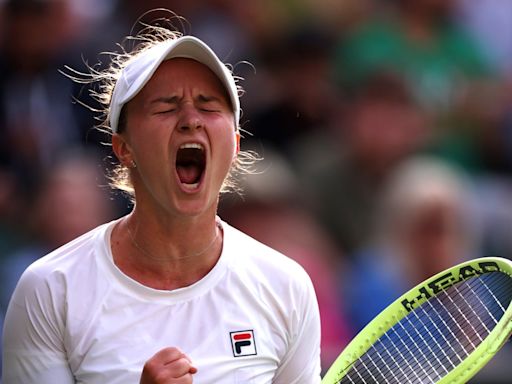 Wimbledon 2024 LIVE: Tennis scores and updates as emotional Barbora Krejcikova sets up Jasmine Paolini final