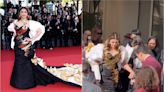 Watch: Aaradhya Bachchan guides injured Aishwarya Rai down the stairs at Cannes 2024