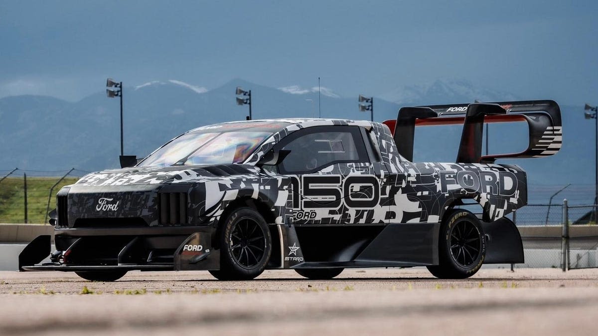 Ford Taps Pikes Peak Champion To Take Down His Own Record With An Electric Super Truck