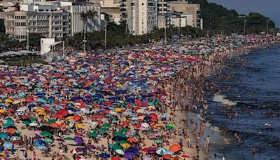 Río de Janeiro se derrite con una sensación térmica de 62,3 ºC