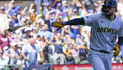 Brice Turang’s grand slam caps 7-run 4th inning for Brewers, who beat Cubs 7-1