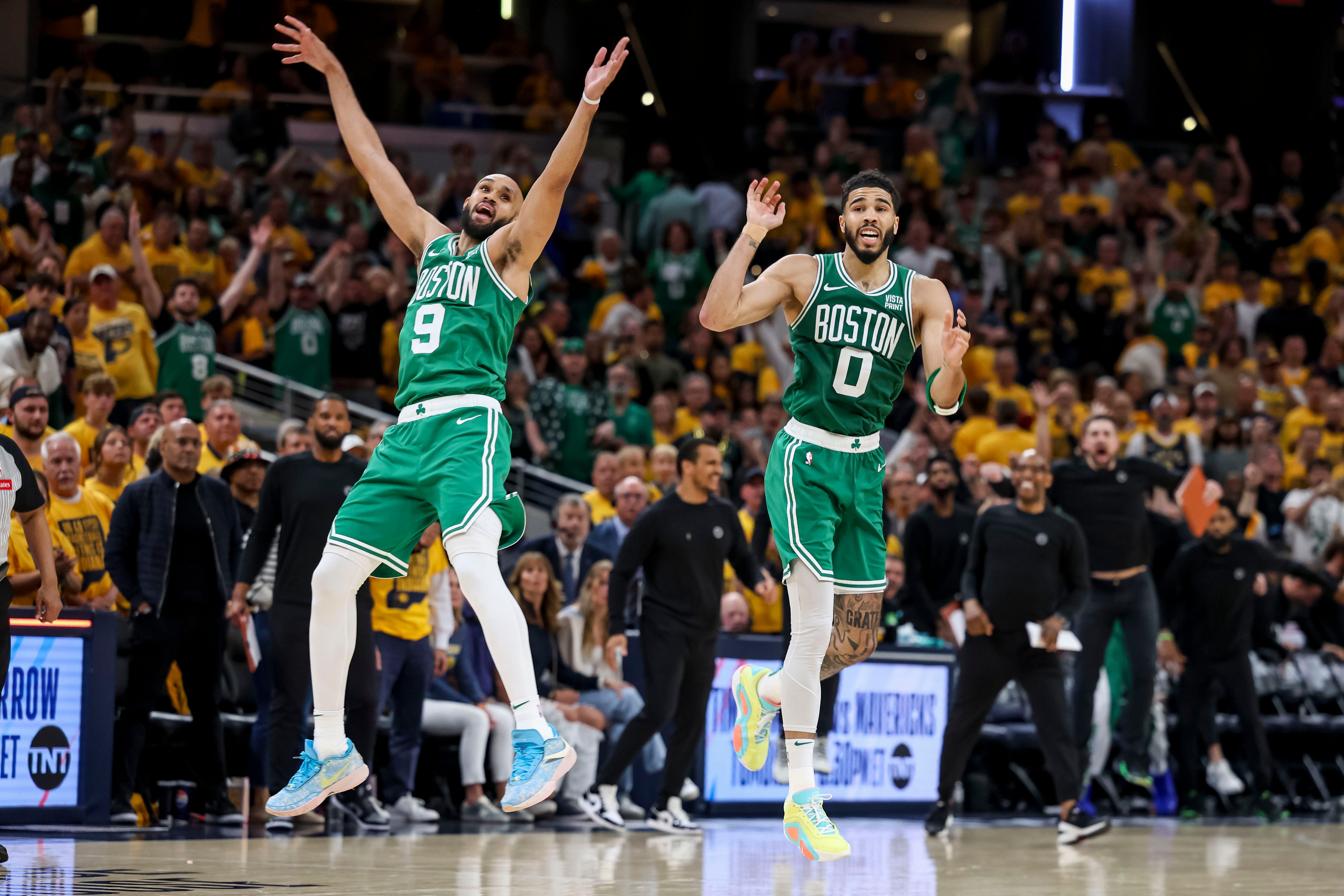 Boston Celtics now just four wins from passing Los Angeles Lakers for most NBA titles