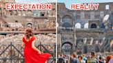 Disappointing photos show what it was really like to visit the Colosseum in Rome