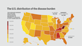 America’s ‘disease burden’ is getting heavier by the day–and it’s unevenly distributed across states