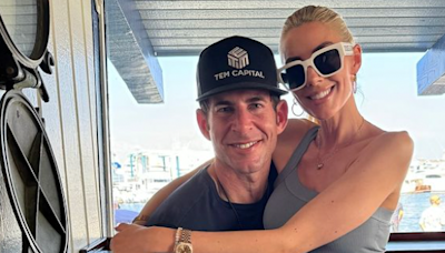 Heather Rae and Tarek El Moussa Speak Out on Christina Hall, Josh Hall Divorce...at the Airport