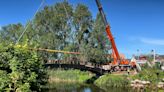 Council removes 'dangerous' footbridge