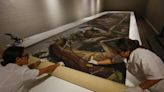 Un mural de Gabriel Flores es restaurado en México para exhibirse en museo