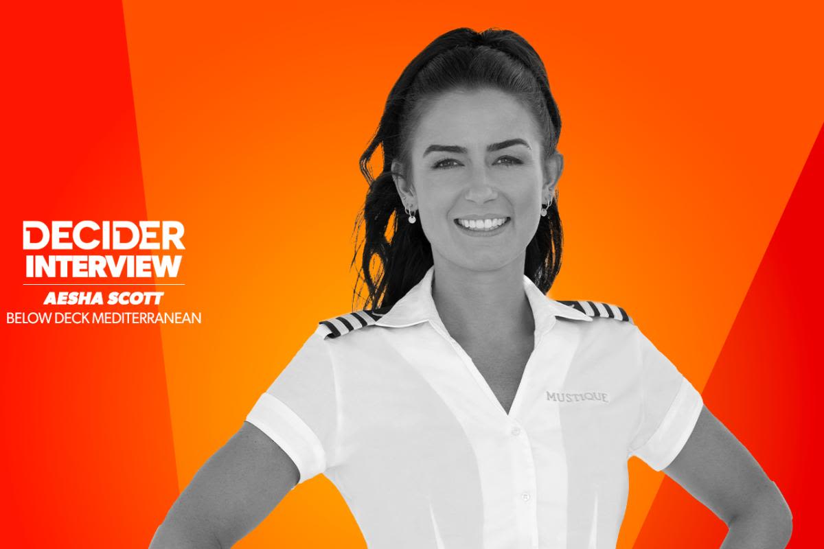 Aesha Scott says Captain Jason Chambers wasn’t jealous she went back to ‘Below Deck Med’ for the season: “He is always very supportive”
