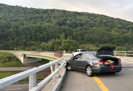 Virginia woman wanted for triple murder captured after crash on Interstate 86 near Bath