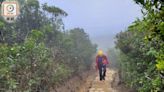 石澳龍脊山坡遺一隻鞋 懷疑有人墮山消防登山搜索