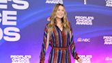 Ellen Pompeo Coordinates With 'Grey's Anatomy' Cast Mates in Sparkly Striped Cut-Out Jumpsuit at the 'People's Choice Awards'