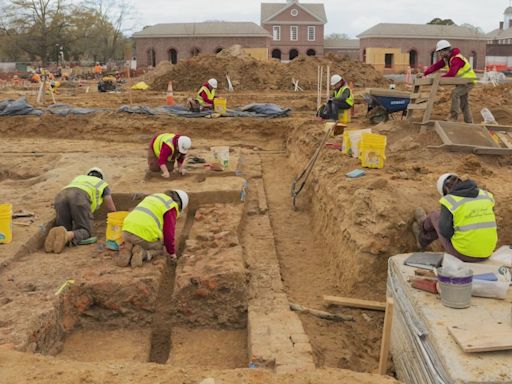 Archeological site found while building new archaeology center in Williamsburg