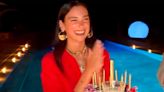 Dua Lipa Dazzles in Red, Thigh-Baring Dress During Birthday Dinner with Boyfriend Romain Gavras