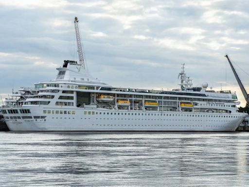 'Cursed' cruise ship struck again: Luxury liner stuck in Belfast since May hit by fresh setback