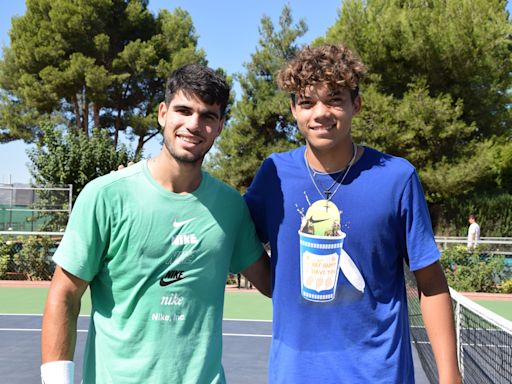 Darwin Blanch, el júnior que entrena con Alcaraz y quiere ganar a Nadal