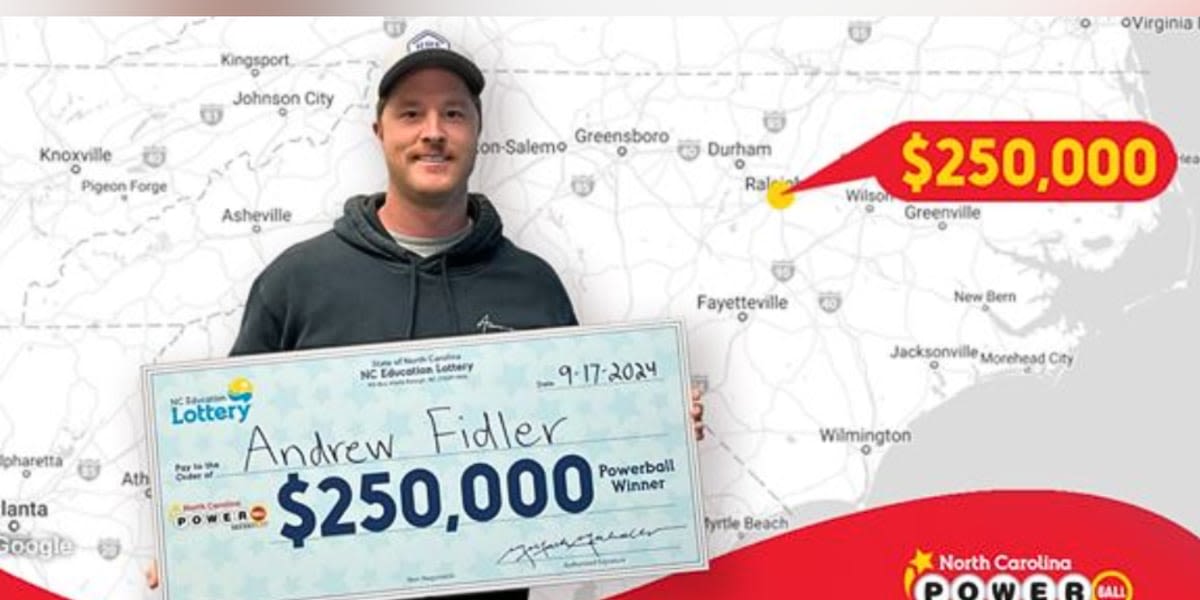 Man wins lottery for $250K thanks to playing his ‘lucky numbers’