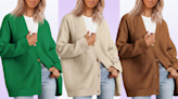 'Super thick, super soft': This top-selling cardigan is a cold-weather staple, and it's up to 60% off