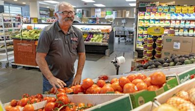 He’s been in the grocery business for 47 years. This was his last day on the job