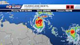 Beryl becomes category 4 hurricane; NHC tracking 2 more areas of interest