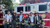 Long Island high school students leave graduation to put out fire