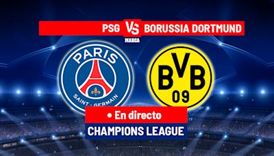 Paris Saint-Germain - Borussia Dortmund en directo | Champions League hoy en vivo | Marca