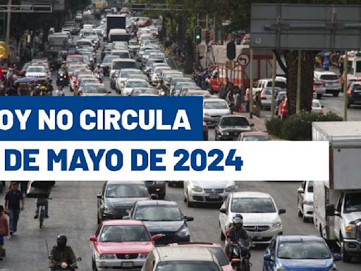 ¿Qué autos no salen? Hoy No Circula martes 7 de mayo de 2024 en CDMX y Edomex