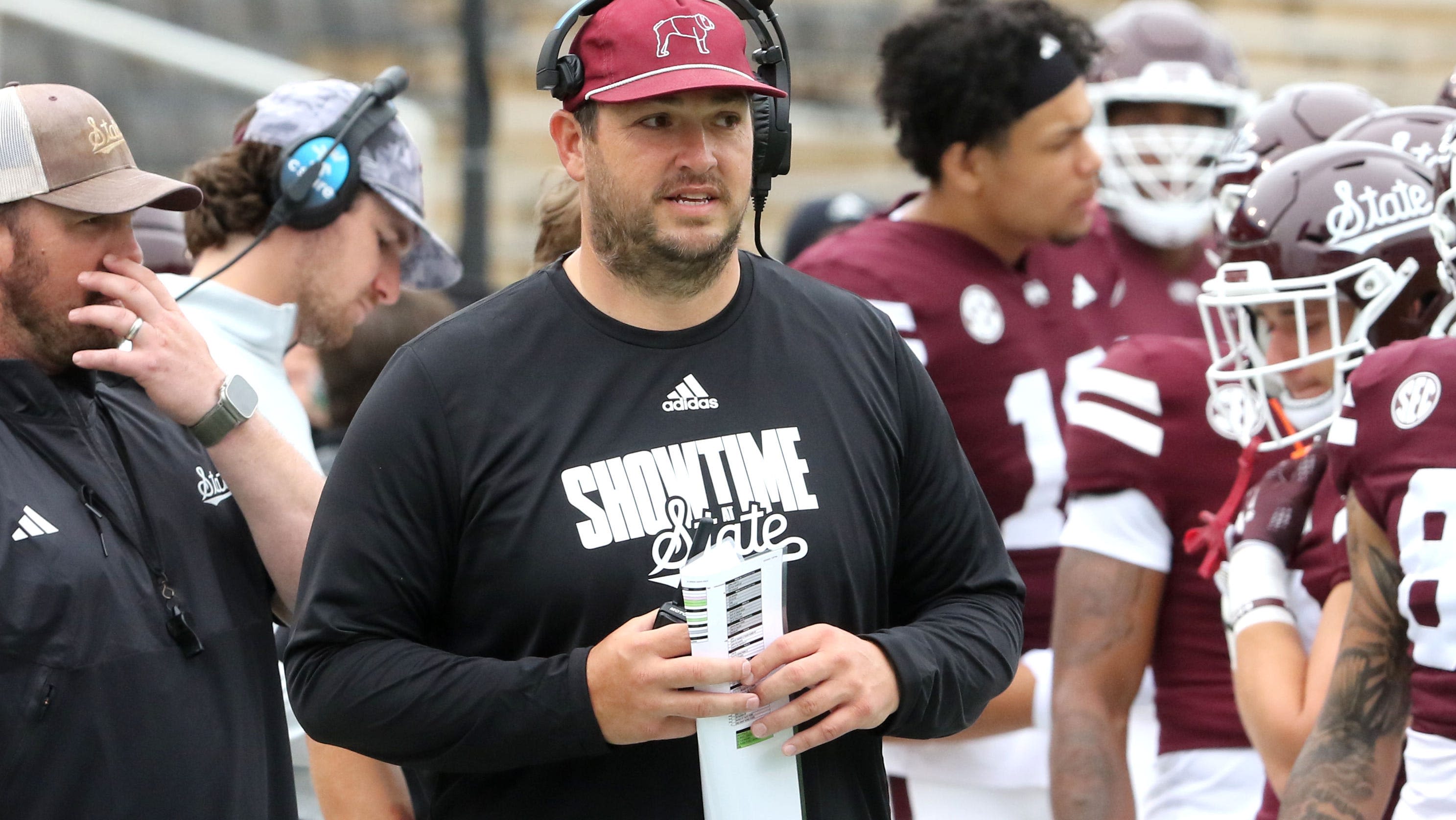 Mississippi State coach Jeff Lebby calls social media posts from Lane Kiffin 'little childish'