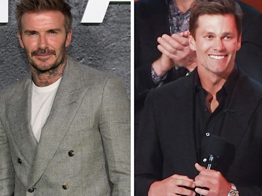David Beckham Checked In on Tom Brady Following Brutal Netflix Roast