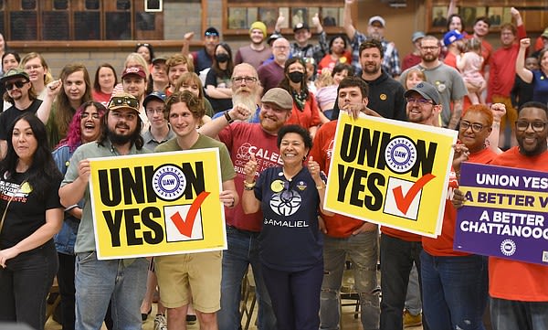 As a key labor union pushes into the South, red states push back | Chattanooga Times Free Press