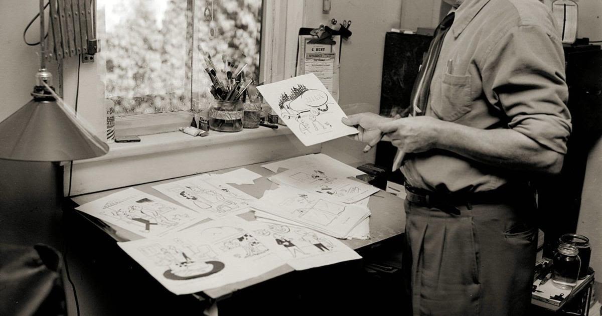 Walt Trag was Berkshire County's own Bob Ross — but with pencil drawings