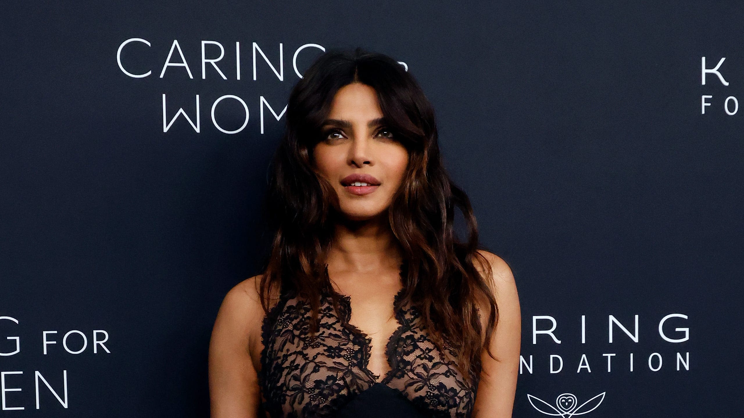 Priyanka Chopra Revives Classic Glamour in a Slinky Lace Slipdress