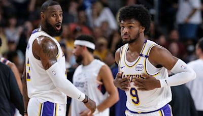 NBA history! Breaking down the first LeBron-Bronny game -- and what's next for the Lakers