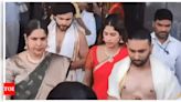 When Jahnvi Kapoor visited Tirupati Temple with Shikhar Pahariya and Orry | - Times of India