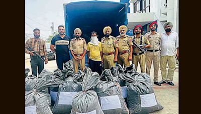 900kg poppy husk recovered from Ludhiana house in Latala village, 1 held