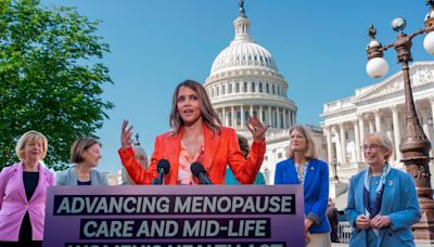 Halle Berry shouts 'I'm in menopause' on Capitol Hill as she fights for funding to improve women's care