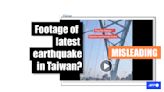 Compilation of old disaster clips unrelated to recent earthquake in Taiwan on April 22, 2024