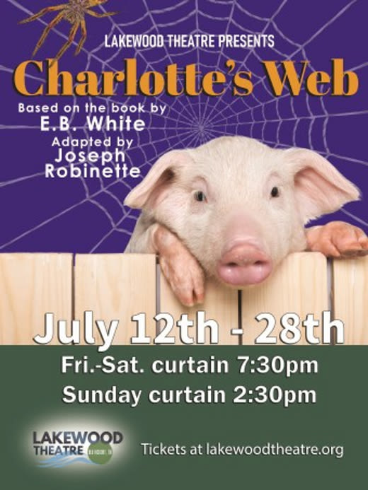 Charlotte's Web in Nashville at Lakewood Theatre Co 2024