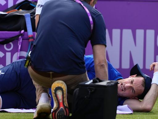 Andy Murray waits on scan after back injury threatens Wimbledon 'farewell'