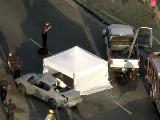 12-year-old girl killed, nine others injured in multi-car crash in South L.A.