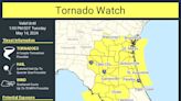 Tornado watch issued for Flagler County, Palm Coast. Watch radar as storms approach