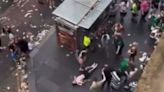 Shocking footage shows man knocked out with single punch during Celtic title party celebrations